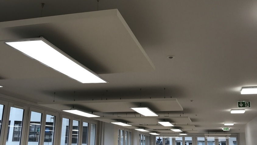 Installation de nappes acoustiques